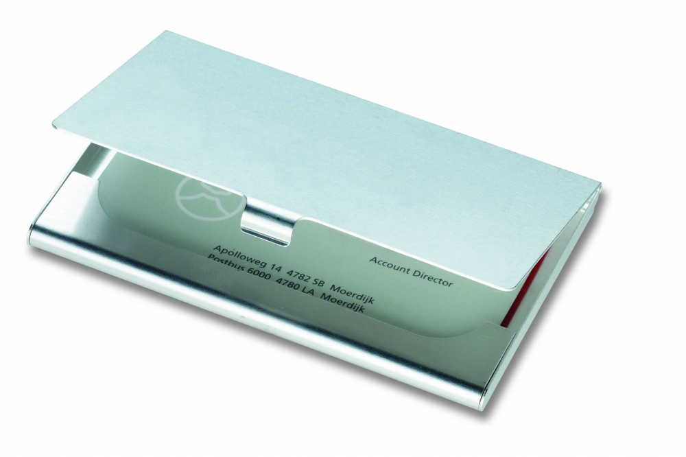 Logotrade promotional merchandise photo of: Aluminium business card holder